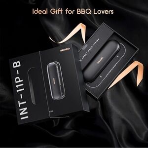 Inkbird Bluetooth Meat Thermometer Int-11p-b Bluetooth Grilling New Open Box